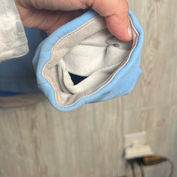 The North Face Apex Bionic SoftShell WindWall Jacket Large Fleece Coat Blue - Picture 3 of 7